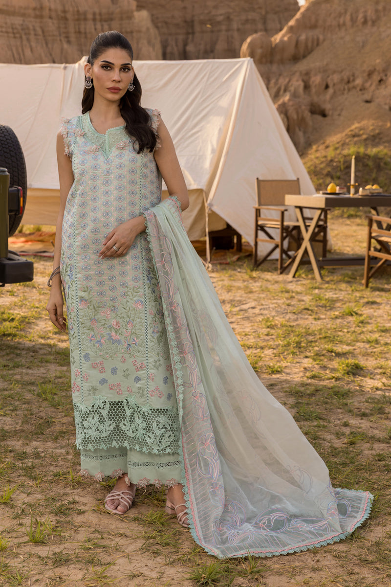 Rangrasiya | Premium Eid Edit 25 | Nadine XS Mint Green Lawn