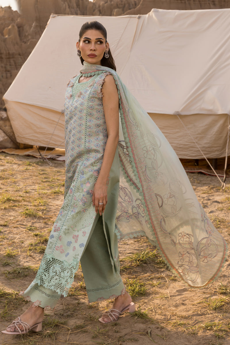 Rangrasiya | Premium Eid Edit 25 | Nadine L Mint Green Lawn