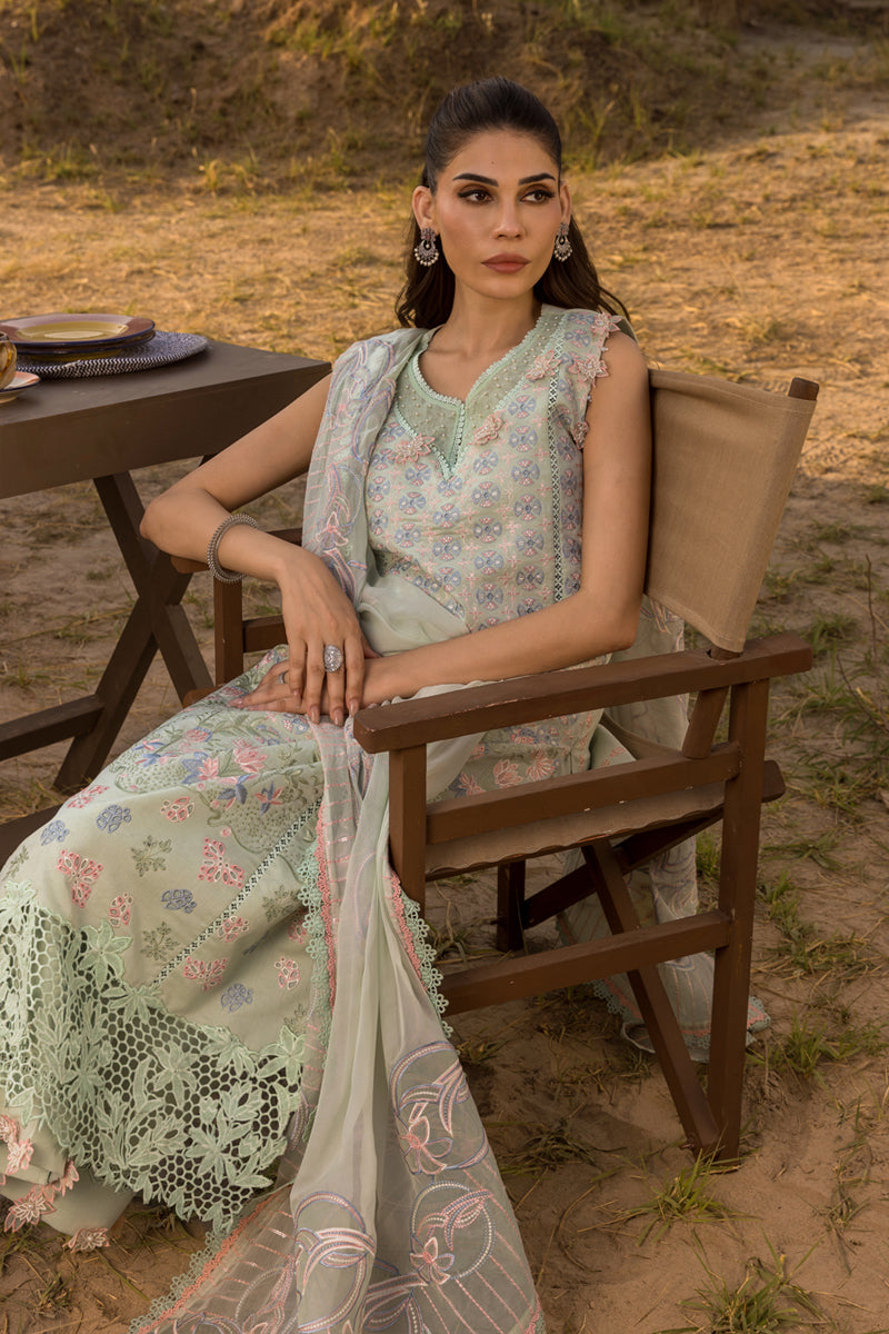 Rangrasiya | Premium Eid Edit 25 | Nadine XL Mint Green Lawn