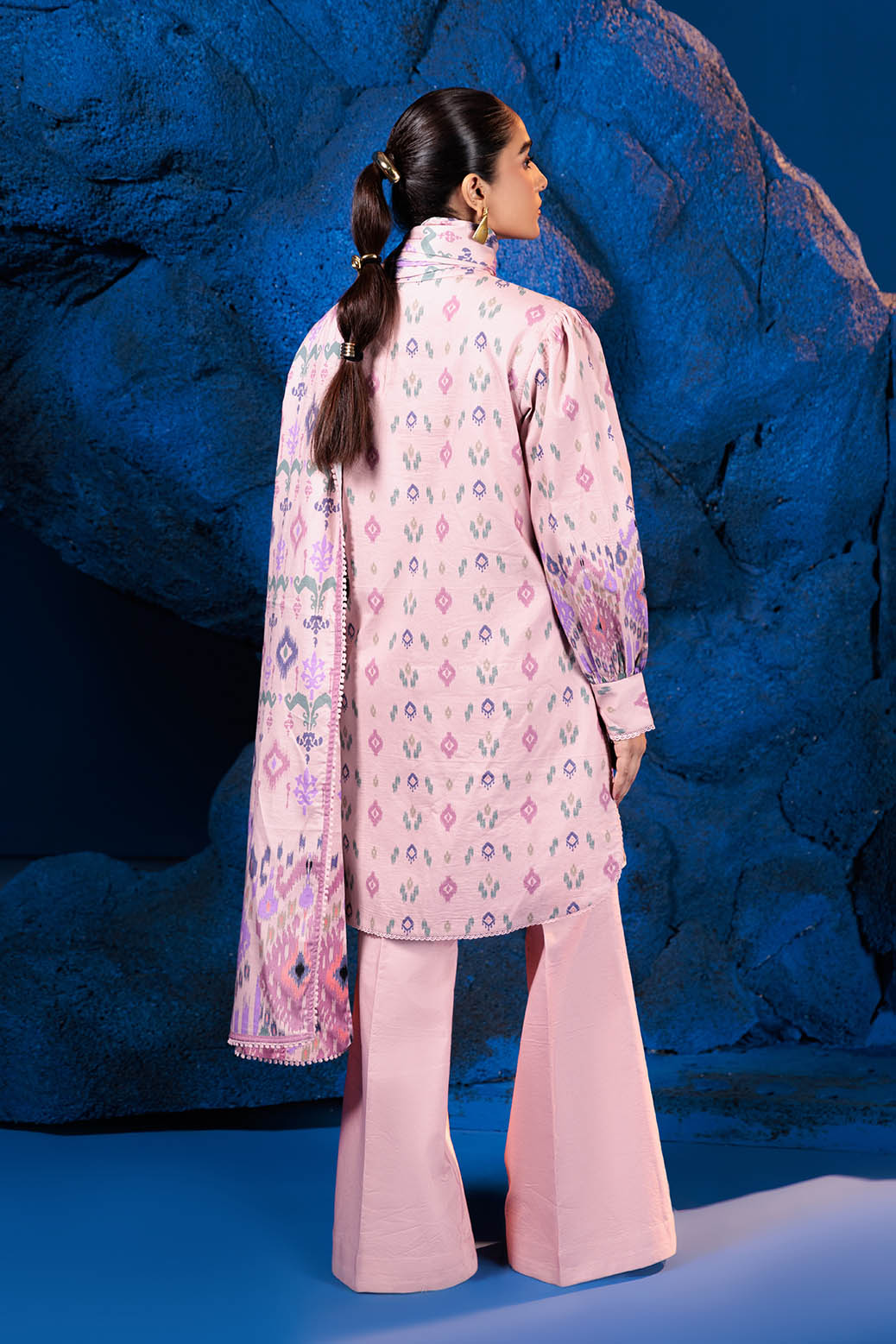 Bonanza Satrangi | Mauve Chalk 3 Pc (2W24P3P224)