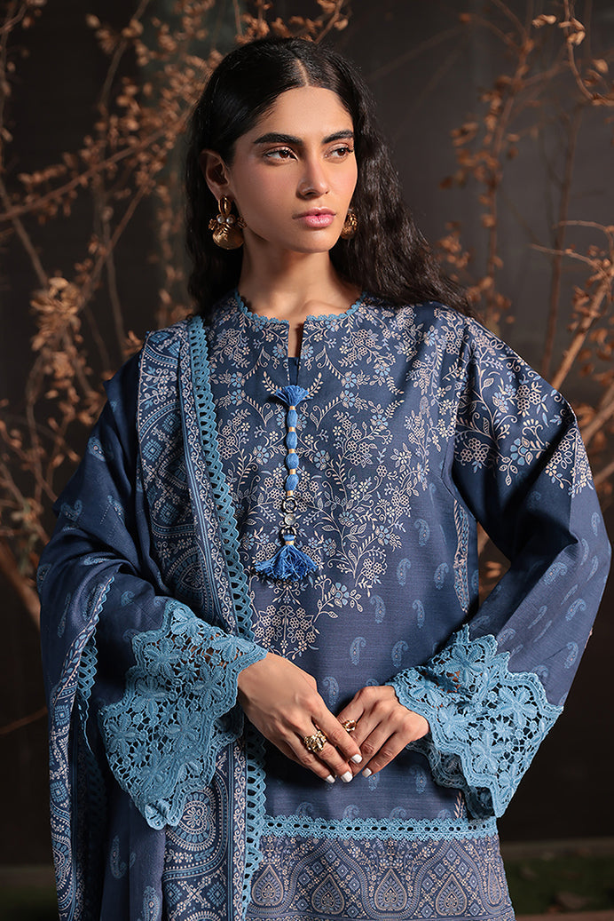 Bonanza Satrangi | Midnight Blue 3 Pc (2W24P3P261)