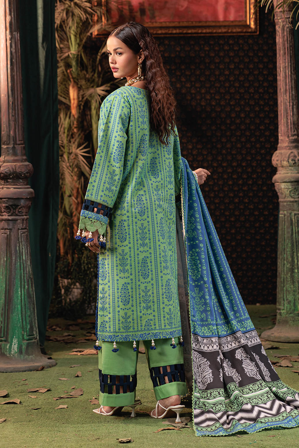 Bonanza Satrangi | Pale Gardenia 3 Pc (2W24P3P328)