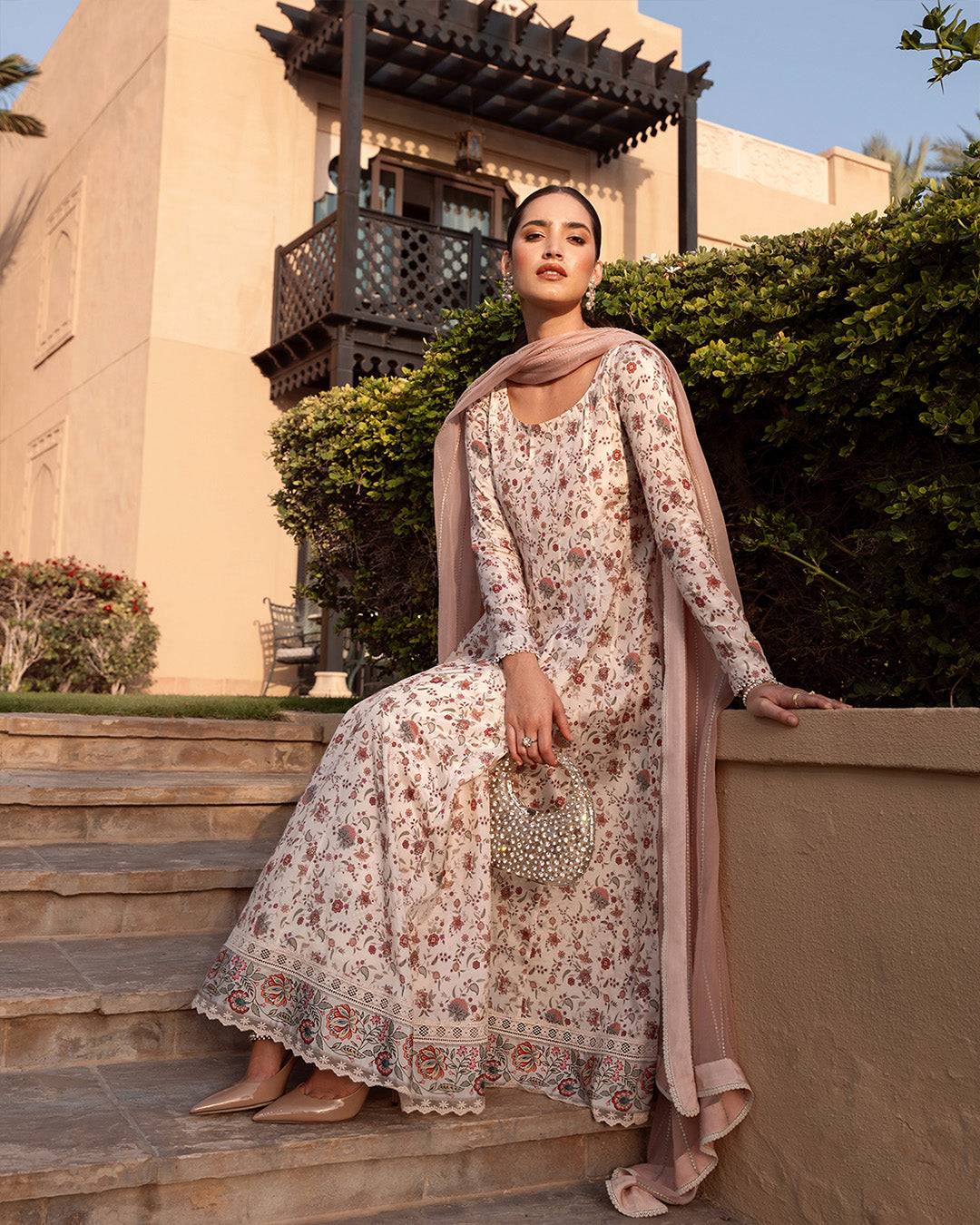 Faiza Saqlain | Zurina Luxury Pret | Elysia - Pakistani Designer Dress - by Faiza Saqlain | Type: Luxury - 100% Original at Saira Sultan