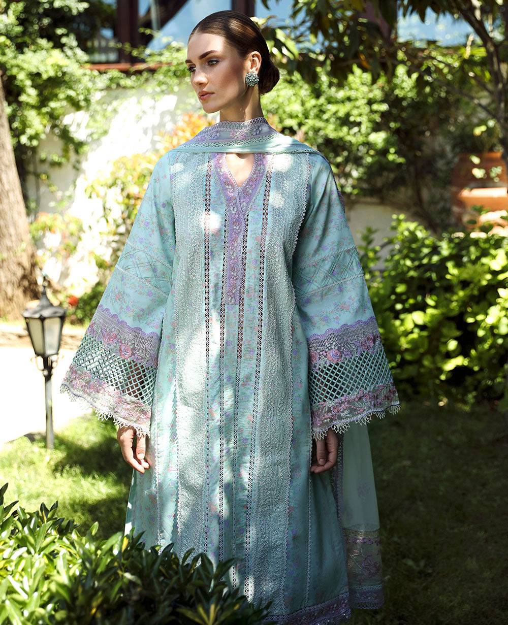 Republic Womenswear | Aylin Summer Lawn 24 | Rosa (D8-A) - Pakistani Designer Dress - by Republic Womenswear | Type: Luxury - 100% Original at Saira Sultan