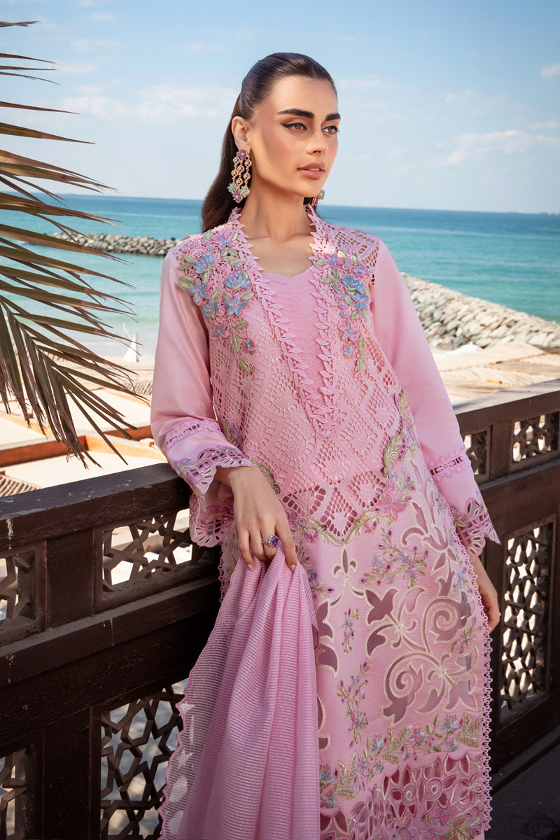 Rangrasiya | Premium Summer Lawn 25 | Natalia L Pink Lawn