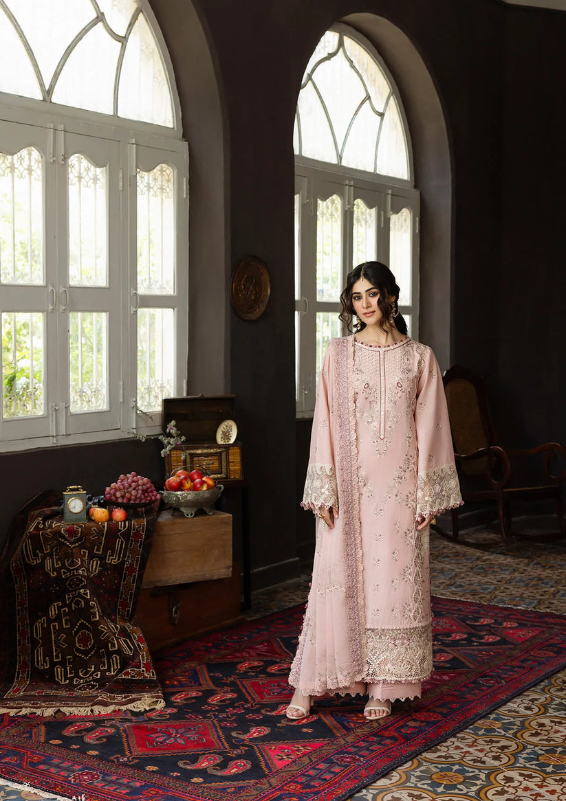 Kahf Premium | Kahf Karandi 25 | KKH-08 ROSABELLE - Pakistani Designer Dress - by Kahf Premium - Type : Ladies Clothes - 100% Original at Saira Sultan