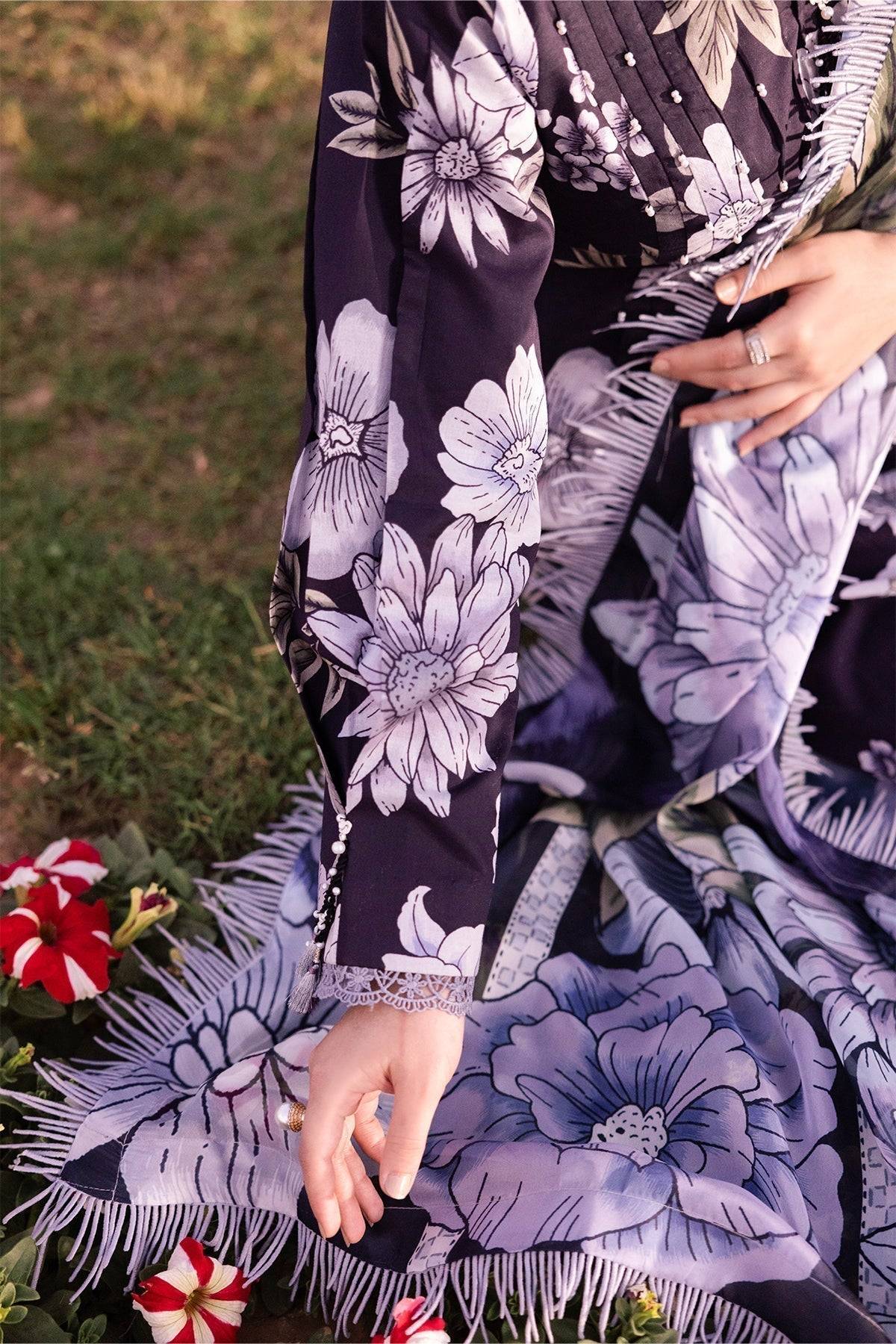 Alizeh | Sheen Lawn Prints 24 | CALLA - Pakistani Designer Dress - by Alizeh | Type: Casuals - 100% Original at Saira Sultan