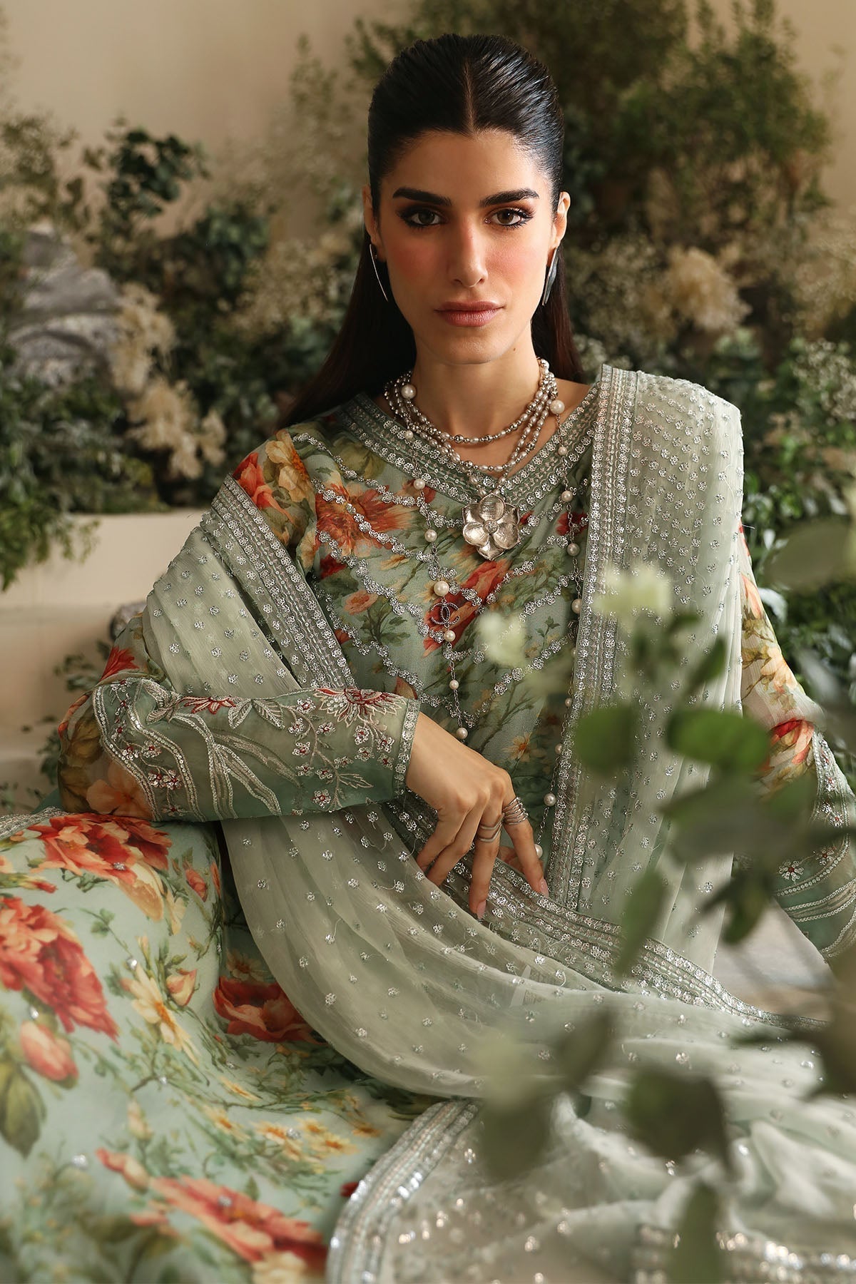 Nureh | Amaya Formals | AM-02 - Pakistani Designer Dress - by Nureh | Type: Formal - 100% Original at Saira Sultan