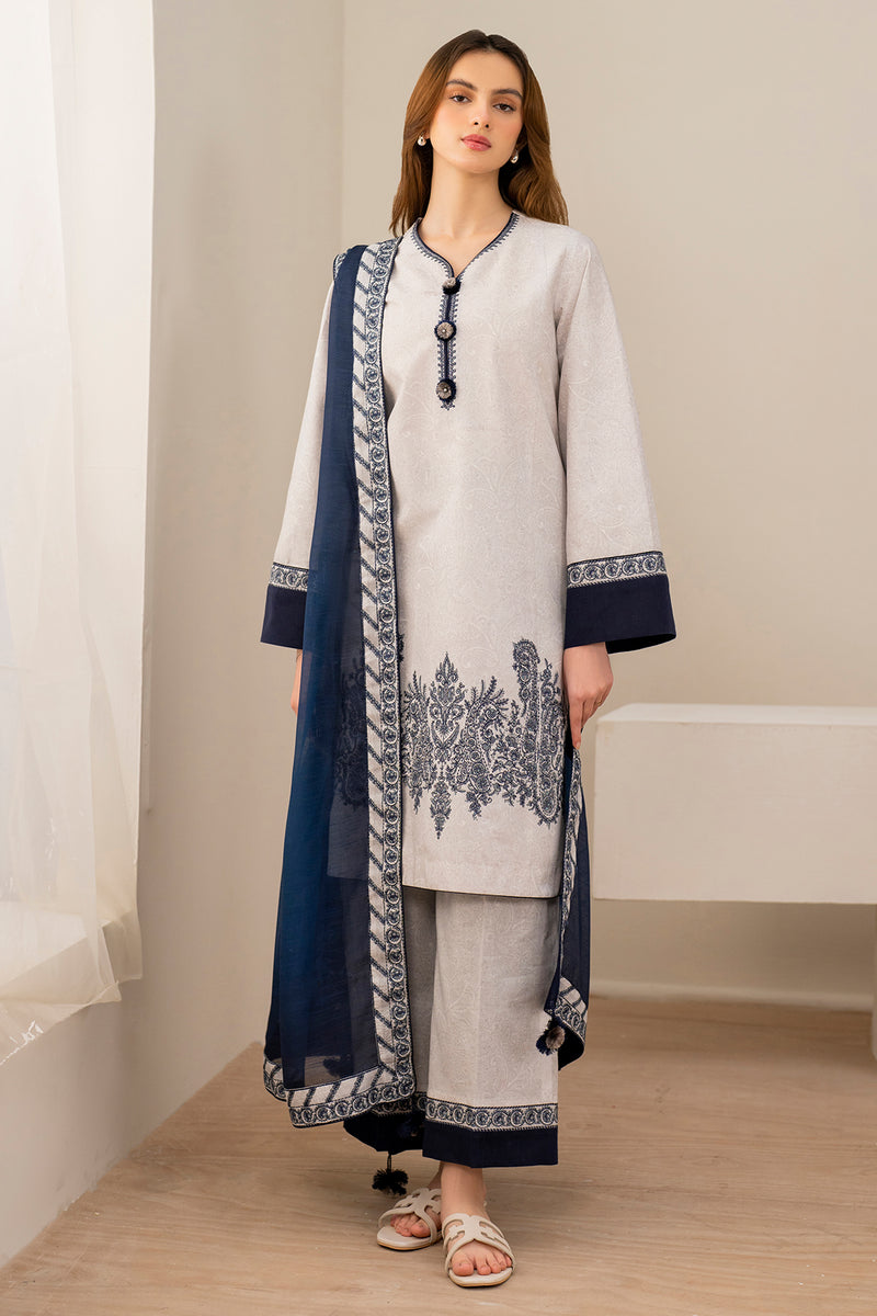 Jazmin | Summer Lawn 25 | USE-9133 XS White Lawn