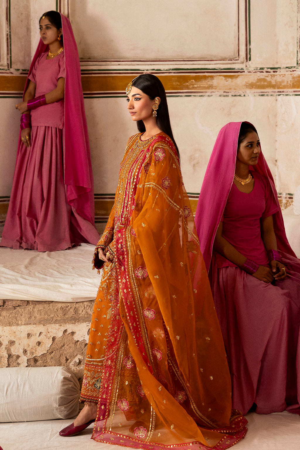 Emaan Adeel I The Empress Wedding Formals I SOLMIRA - Pakistani Designer Dress - by Emaan AdeelEMPLOYEES - Type : Ladies Clothes - 100% Original at Saira Sultan