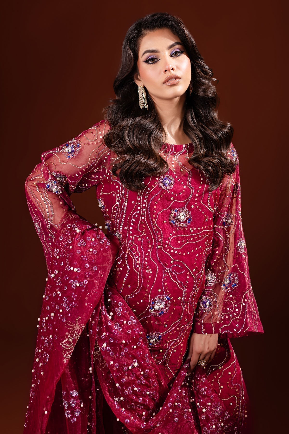 Nureh | Tiny Twinkles | NP-469 - Pakistani Designer Dress - by Nureh | Type: Formal - 100% Original at Saira Sultan
