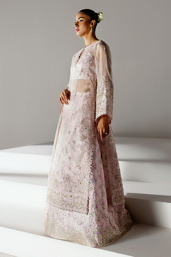 Saffron | Scintilla Formals | Chiffon Mist XL Off White Organza