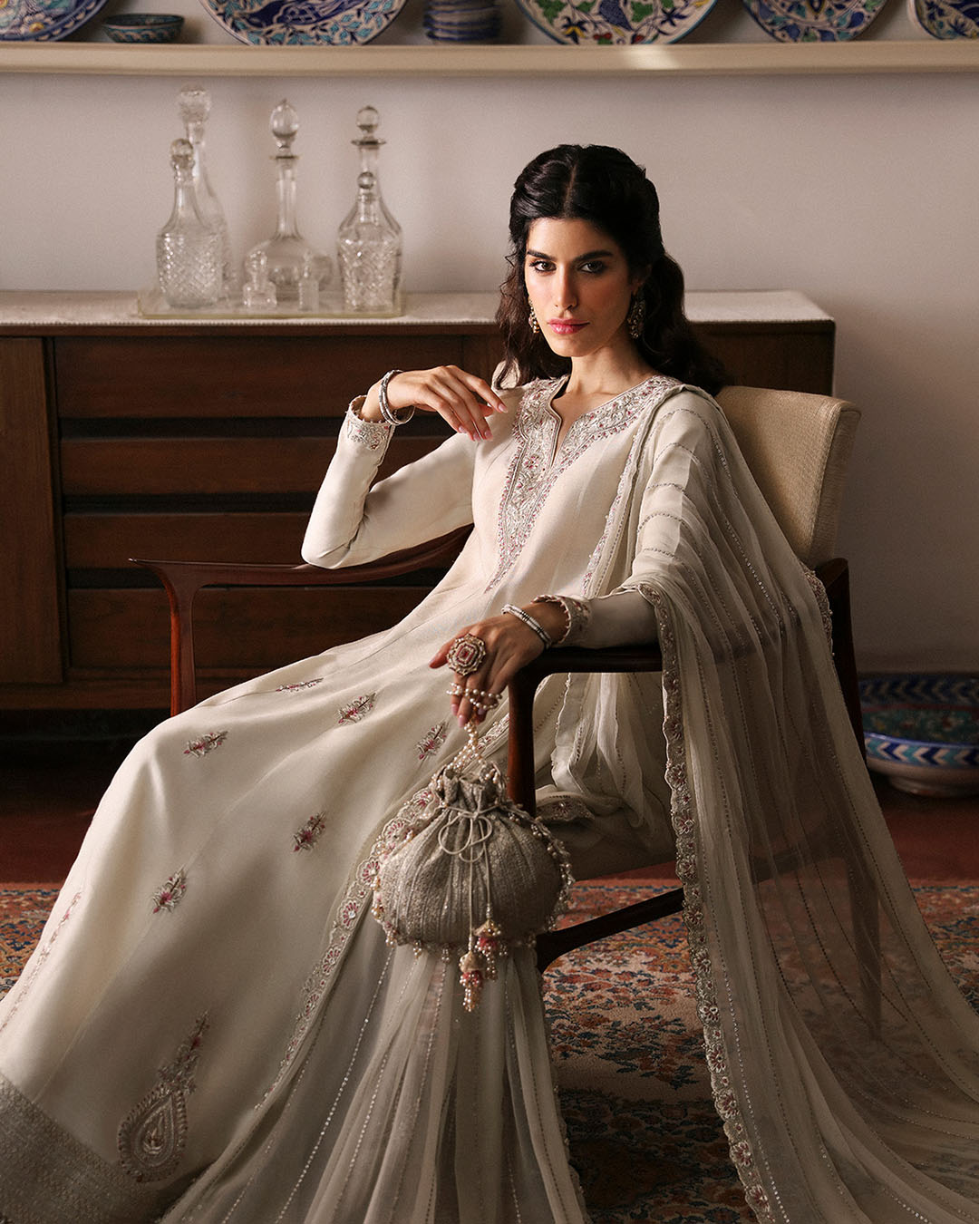 Faiza Saqlain | Mehermah Luxe Formals | Sabina - Pakistani Designer Dress - by Faiza Saqlain | Type: Formal - 100% Original at Saira Sultan