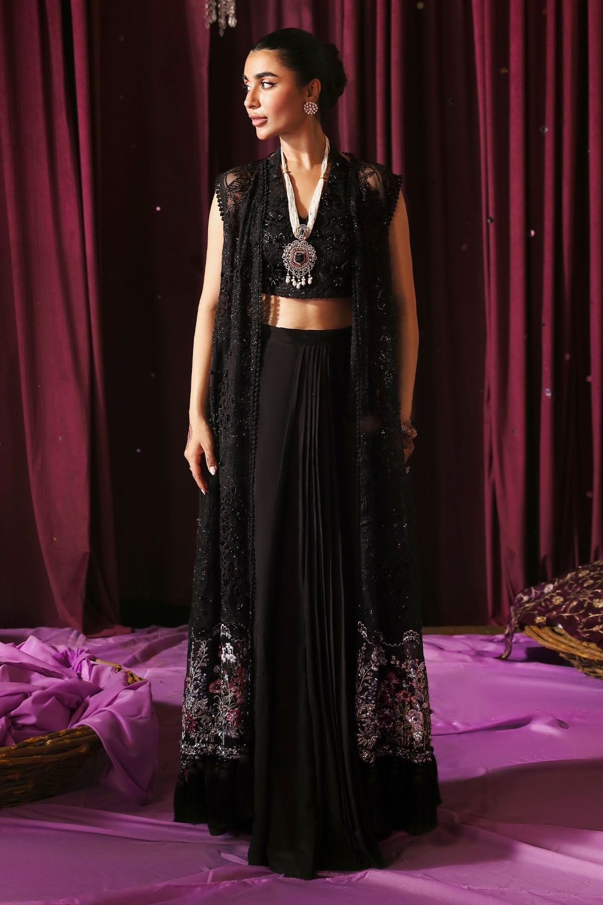 Nureh | Jhoomro Wedding Formals | NL-73 MAYA - Pakistani Designer Dress - by Nureh | Type: Bridal - 100% Original at Saira Sultan