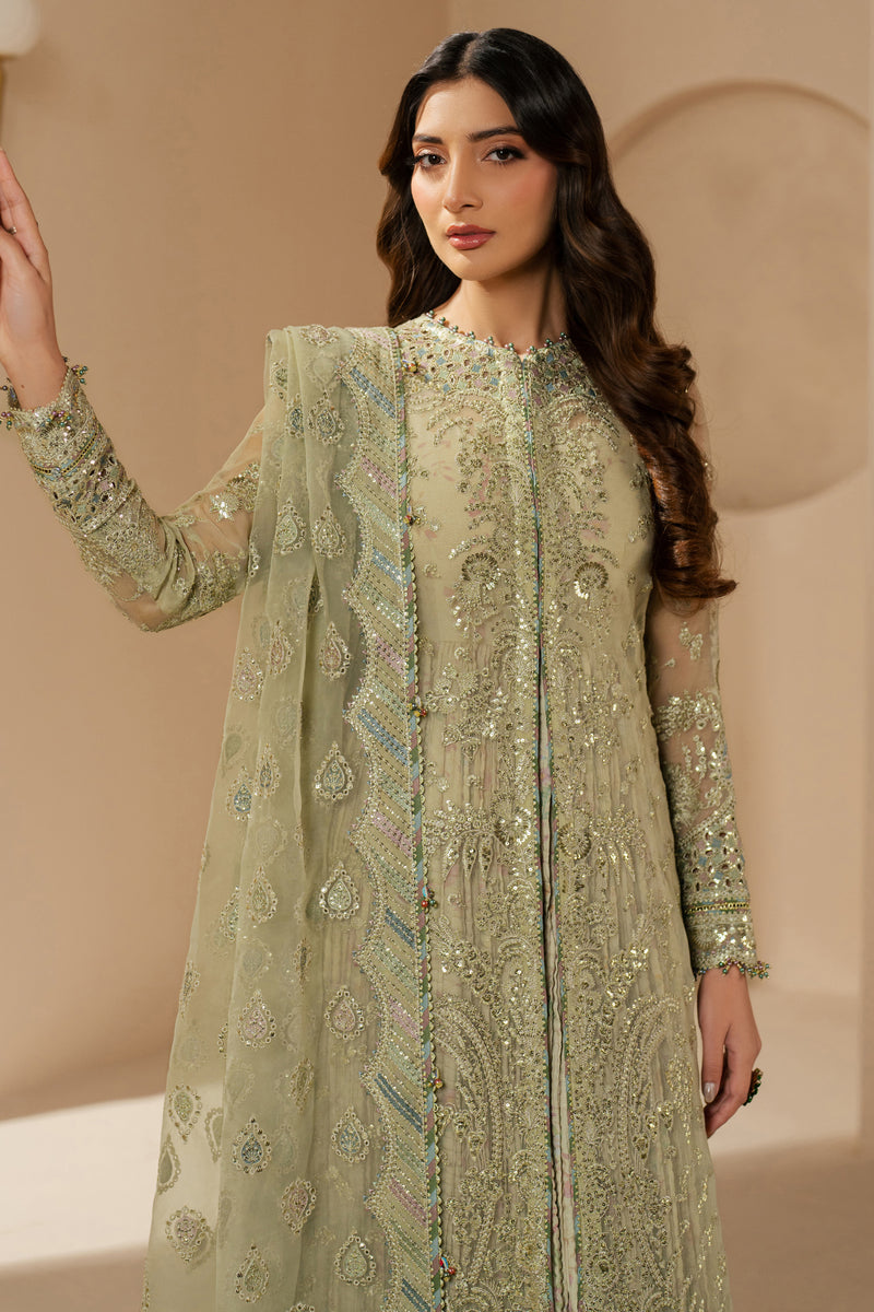 Jazmin | Wedding Formals | WF'25-07 L Mint Green Chiffon