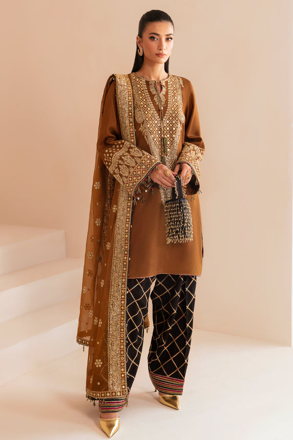 Jazmin | Formals Collection | Raw Silk UR-7037 - Pakistani Designer Dress - by Jazmin | Type: Formal - 100% Original at Saira Sultan