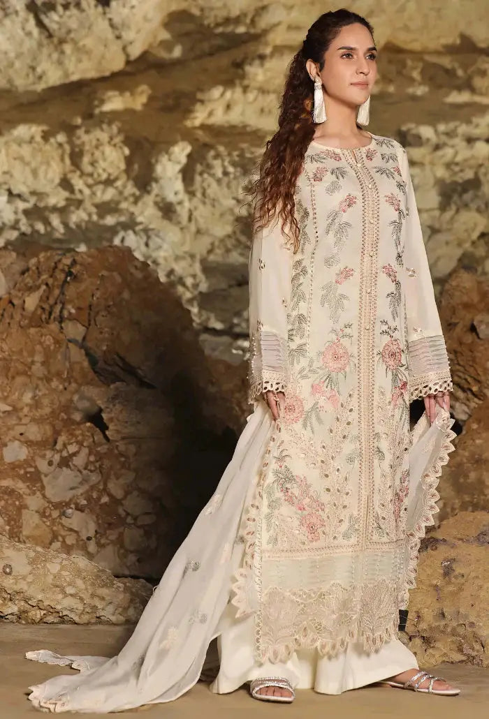 Humdum | Afsoon Lawn 24 | D07 - Pakistani Designer Dress - by HumDum | Type: Luxury - 100% Original at Saira Sultan