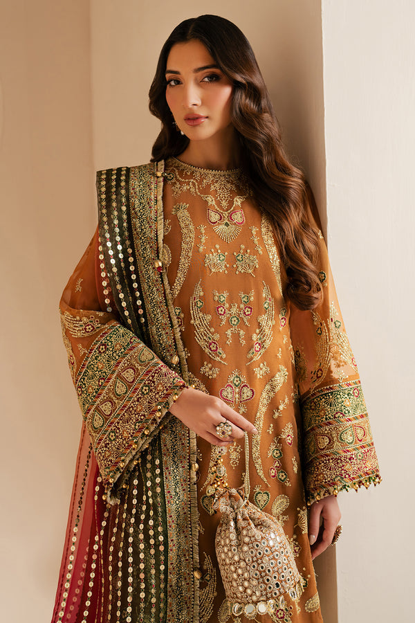 Jazmin | Wedding Formals | WF'25-08 M Rust Chiffon