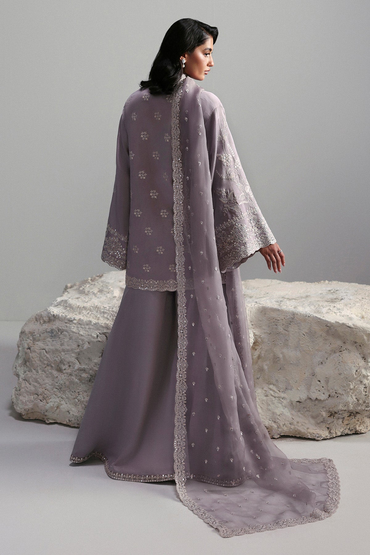 Afrozeh | Slate Ready to Wear | Cressida - Pakistani Designer Dress - by Afrozeh - Type : Ladies Clothes - 100% Original at Saira Sultan