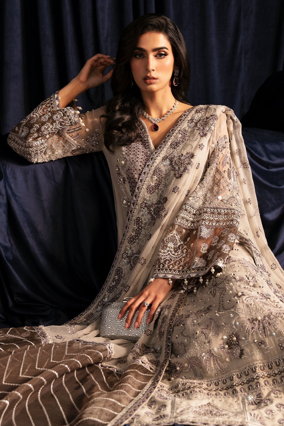 Nureh | Elanora Formal 24 | NEL-46 - Pakistani Designer Dress - by Nureh | Type: Formal - 100% Original at Saira Sultan