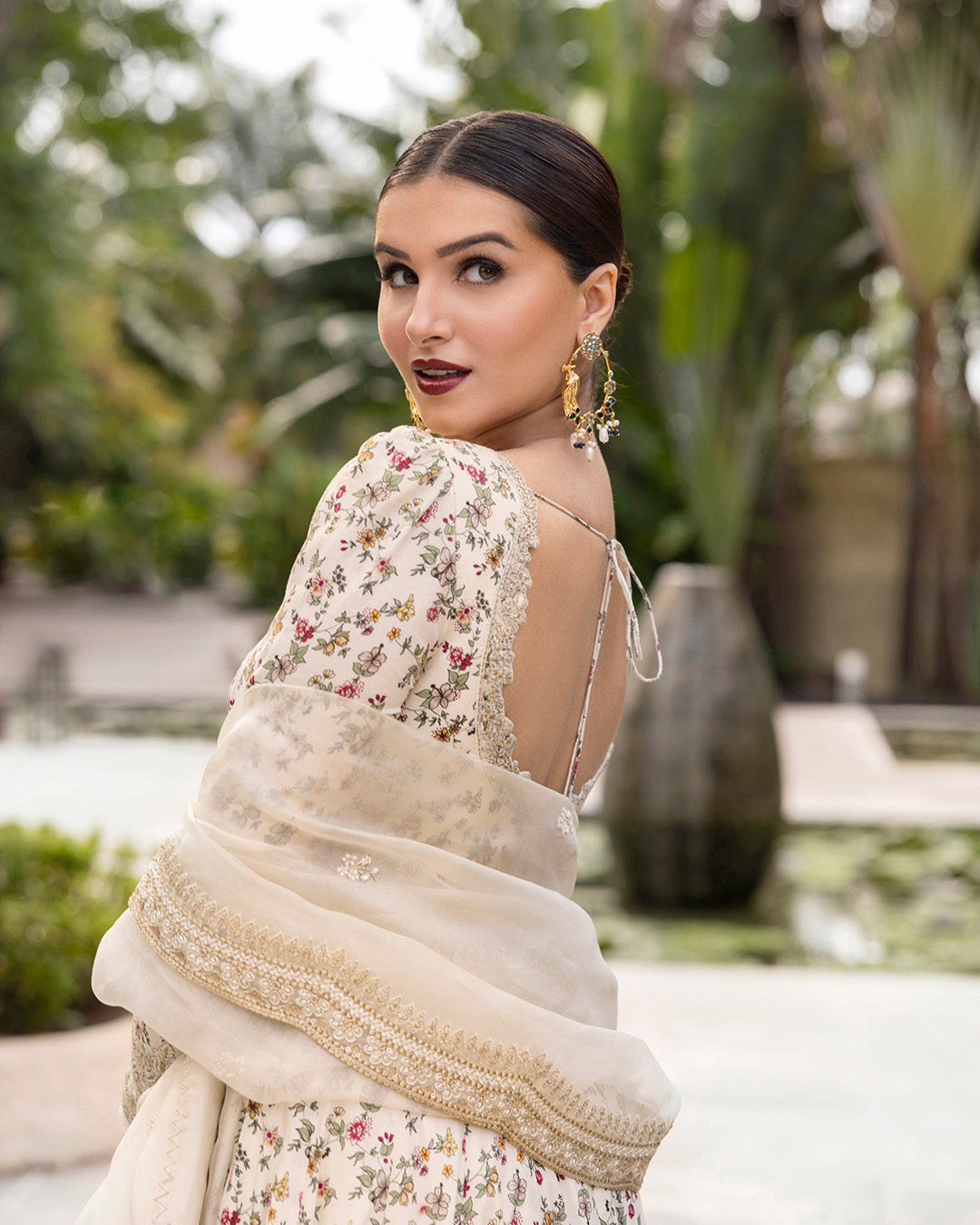Faiza Saqlain | Zinnia Lawn 25 | Vinika L Cream Lawn