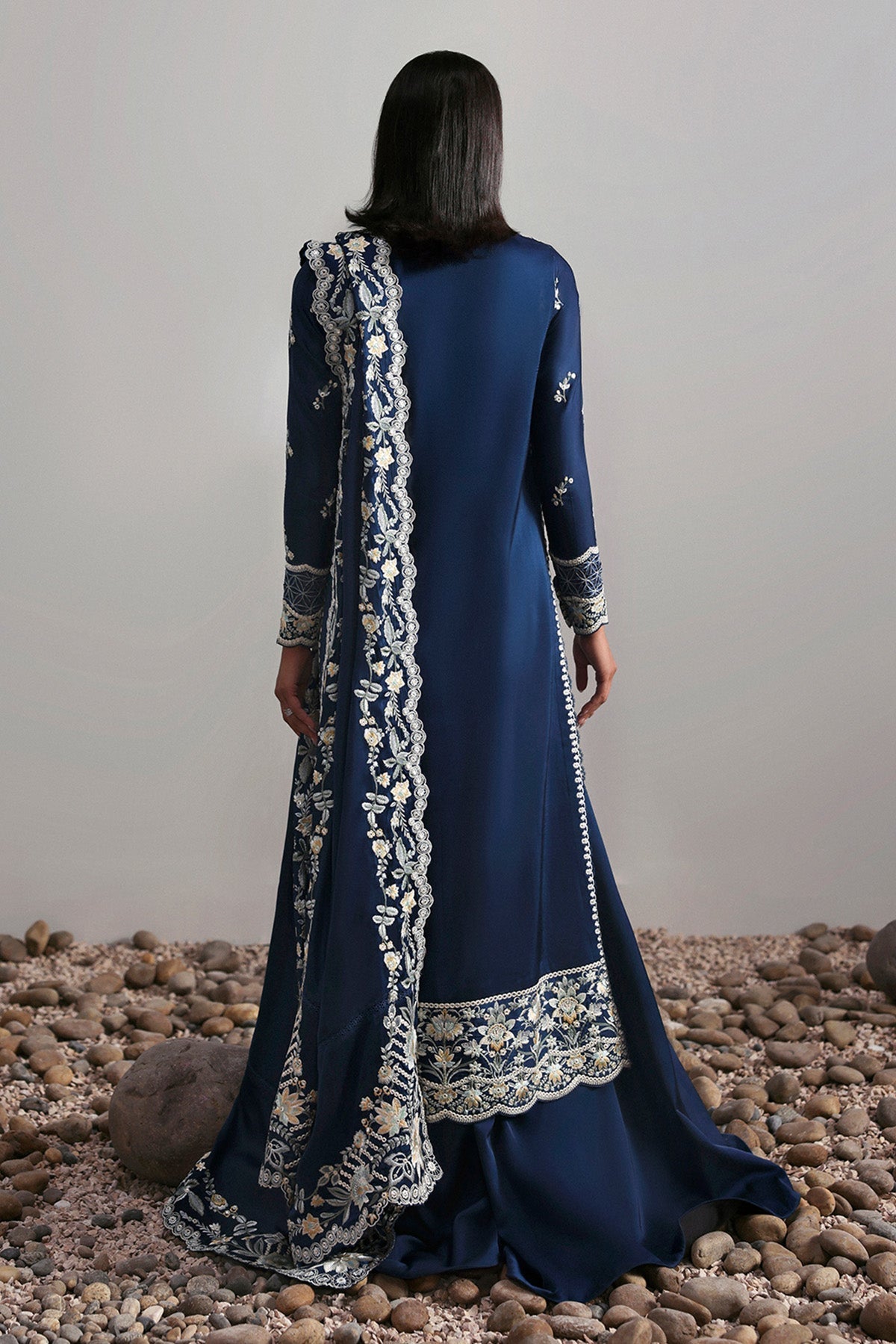 Afrozeh | Slate Ready to Wear | Alara - Pakistani Designer Dress - by Afrozeh - Type : Ladies Clothes - 100% Original at Saira Sultan