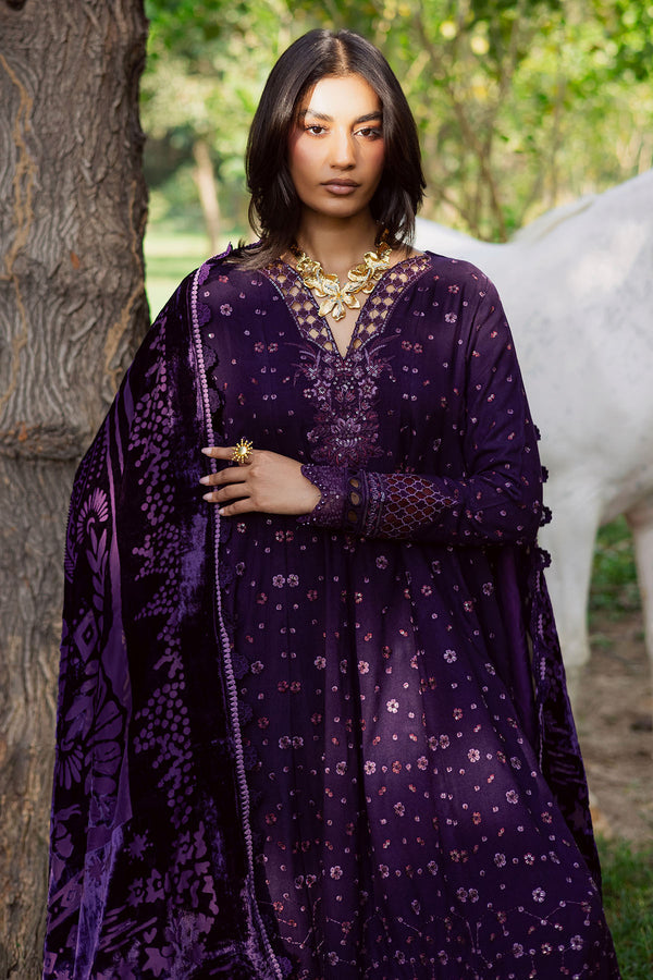 Nureh | Exclusive Leather Peach | NE-187 by Nureh - Designer Dress - Type : Ladies Clothes - Available at Saira Sultan - 100% Original