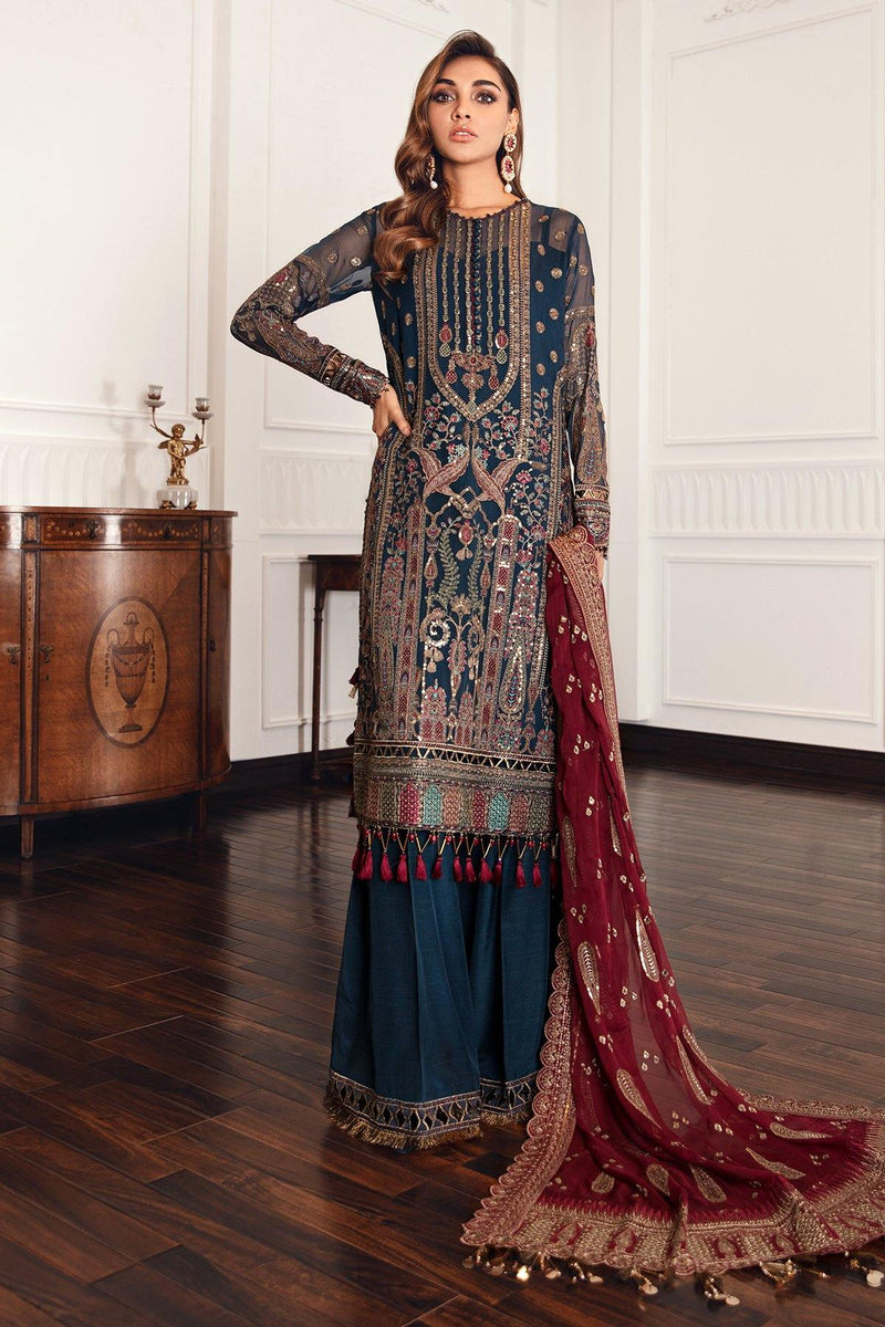 Jazmin | Formals Collection | CHIFFON UC-3049 - Pakistani Designer Dress - by Jazmin | Type: Formal - 100% Original at Saira Sultan
