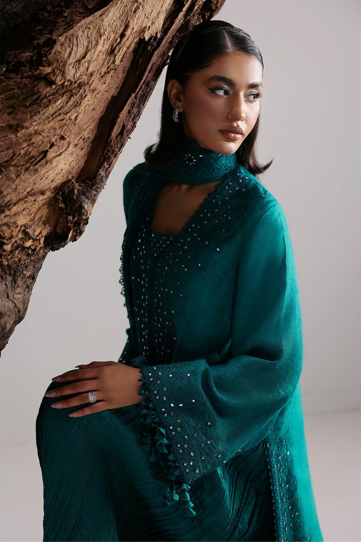 Afrozeh | Slate Ready to Wear | Valentena - Pakistani Designer Dress - by Afrozeh - Type : Ladies Clothes - 100% Original at Saira Sultan