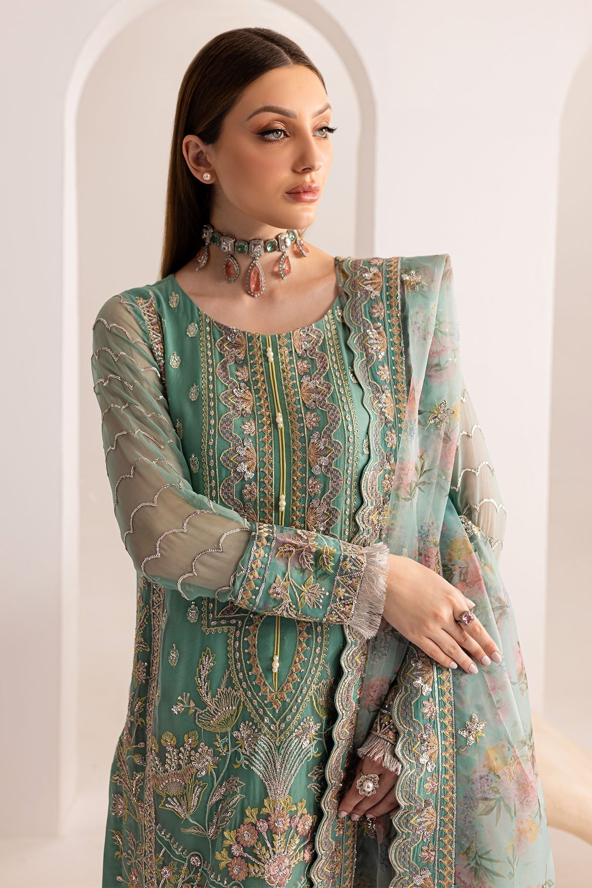 Nureh | Fancy Formals | NP-513 - Pakistani Designer Dress - by Nureh | Type: Formal - 100% Original at Saira Sultan