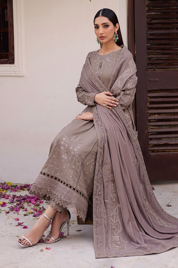 Nureh | Exclusive Leather Peach | NE-201 by Nureh - Designer Dress - Type : Ladies Clothes - Available at Saira Sultan - 100% Original