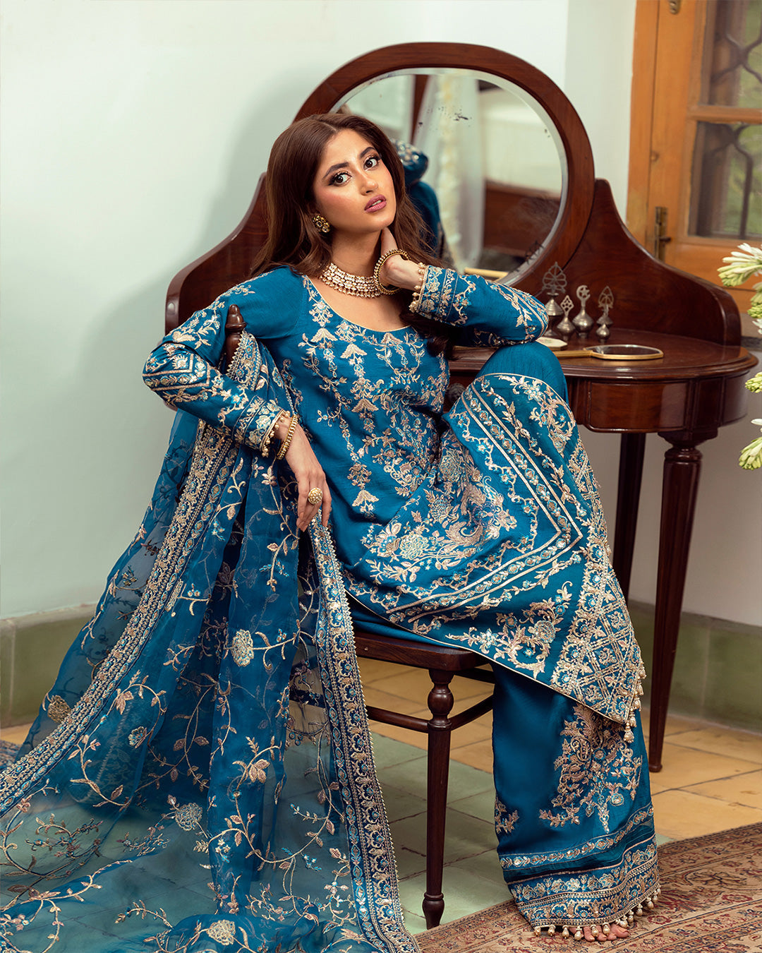 Faiza Saqlain | Nira Festive | Ariya - Pakistani Designer Dress - by Faiza Saqlain | Type: Bridal - 100% Original at Saira Sultan