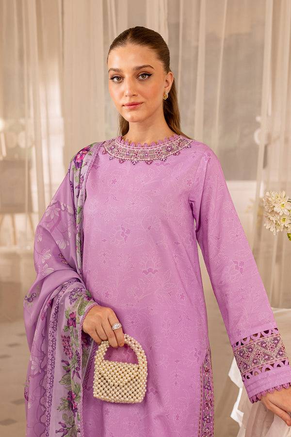 Farasha | Seraya Lawn 24 | VOILET - Pakistani Designer Dress - by Farasha | Type: Luxury - 100% Original at Saira Sultan