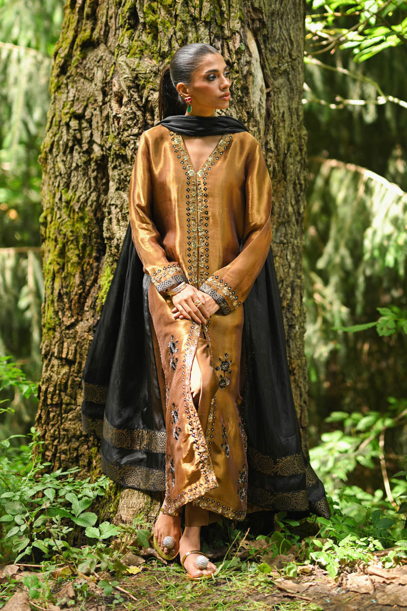 Hue Pret | Farasha Luxury Winter | Nawal S Golden Pure Tissue