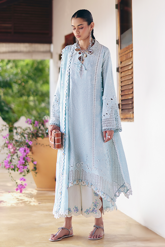 Suffuse | Casual Pret 25 | ZARINA S Light Blue Cotton