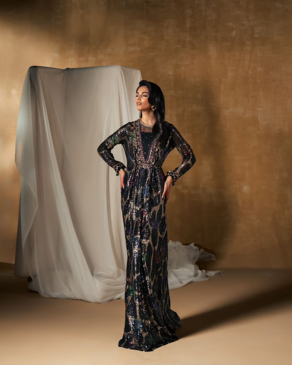 Vasal | Zyra Luxe Pret 26 | Midnight dazzle - Pakistani Designer Dress - by Vasal - Type : Ladies Clothes - 100% Original at Saira Sultan