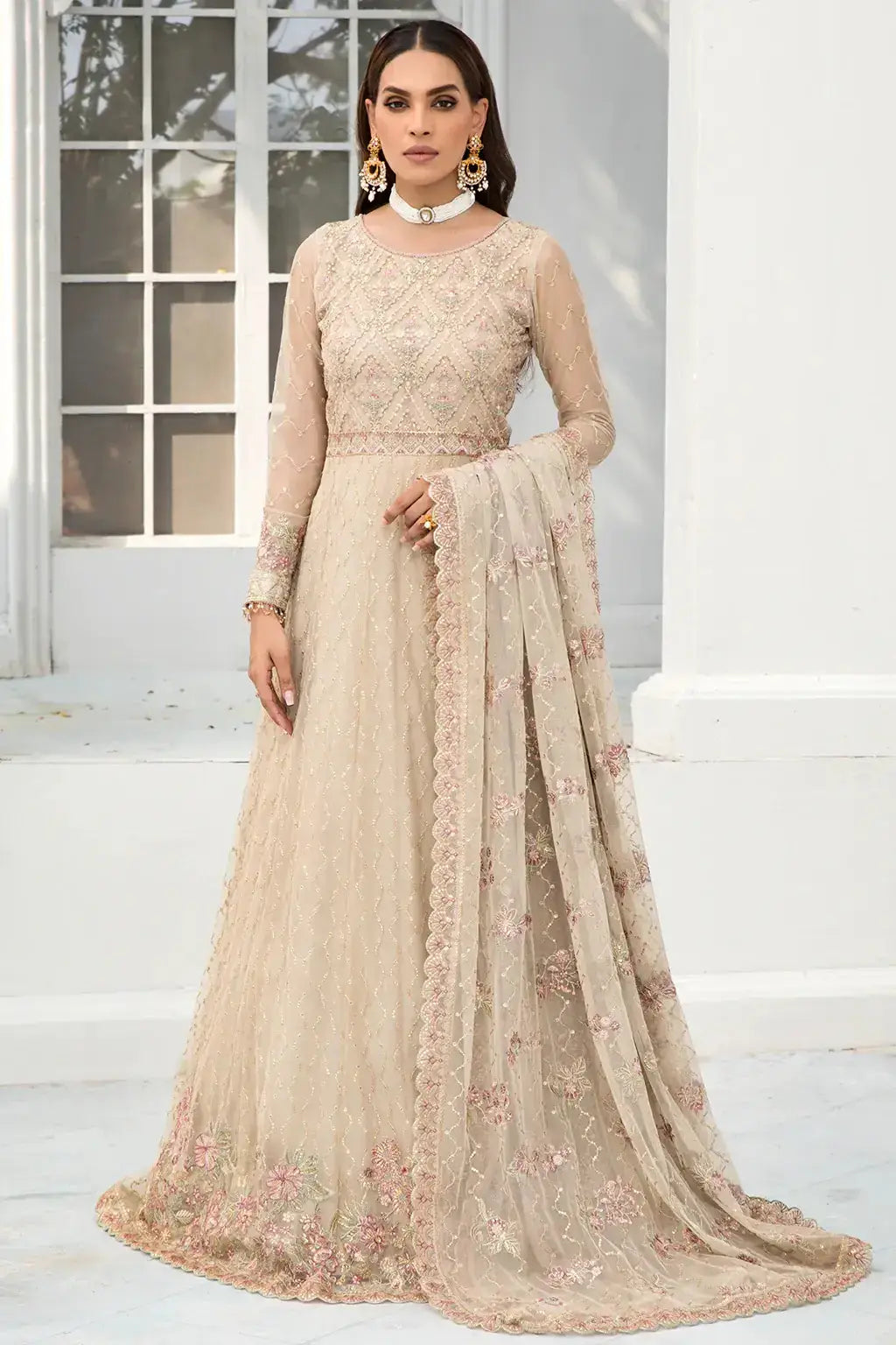 Zarif | DE LUXURY Formals | JASMINE - Pakistani Designer Dress - by Zarif | Type: Formal - 100% Original at Saira Sultan