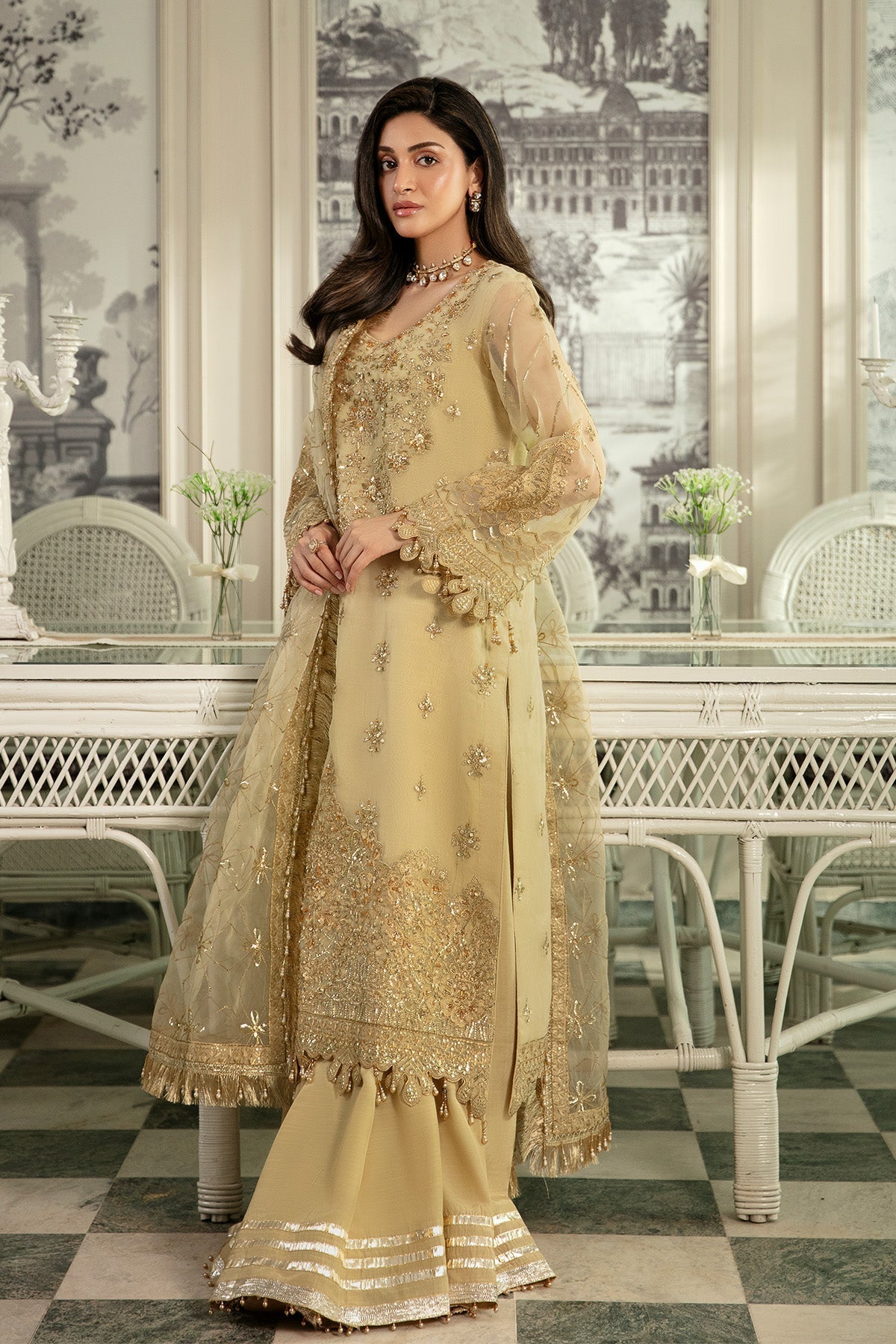 Raeesa Premium | Dehleez Formals | Dl 1036 - Pakistani Designer Dress - by Raeesa Premium - Type : Ladies Clothes - 100% Original at Saira Sultan