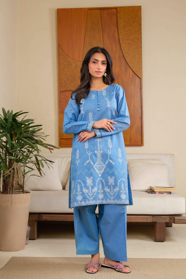 Noor by Saadia Asad | Noor Pret 25 | D5 - Blue Miraj - Pakistani Designer Dress - by Noor by Saadia Asad - Type : Ladies Clothes - 100% Original at Saira Sultan