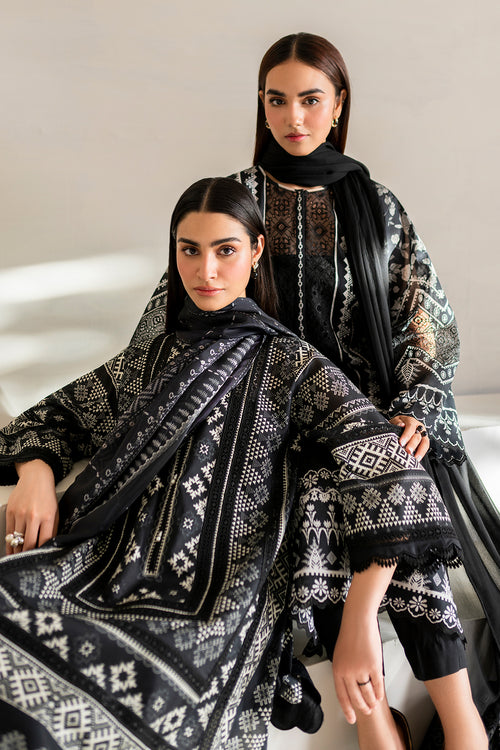 Baroque | Luxury Pret 24 | LAWN UF-671 - Pakistani Designer Dress - by Baroque | Type: Luxury - 100% Original at Saira Sultan