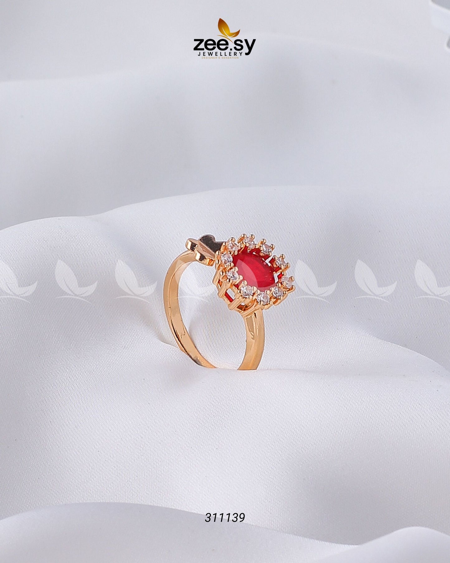 Peony Ring Red