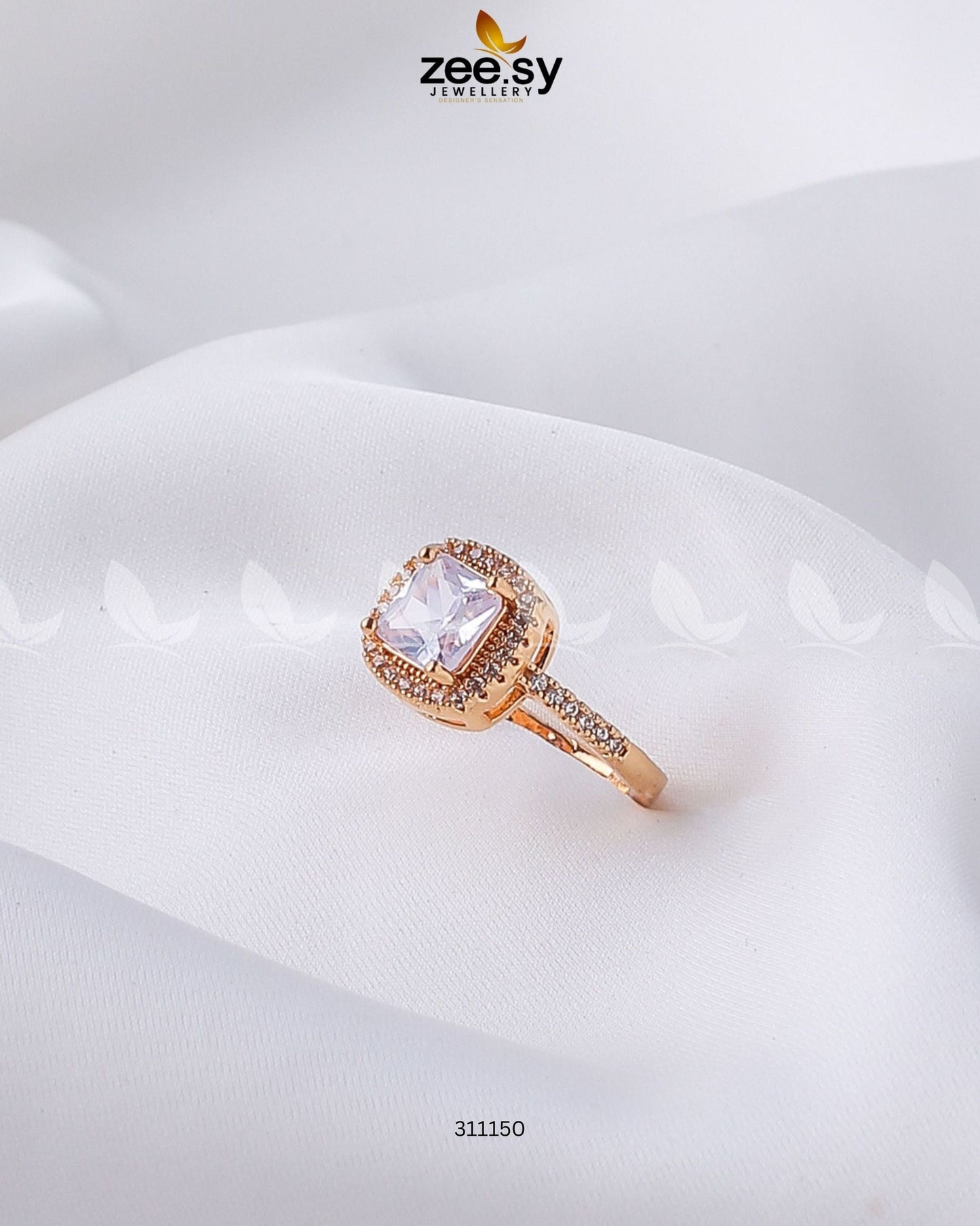 Ember Glow Rings Golden Pearl