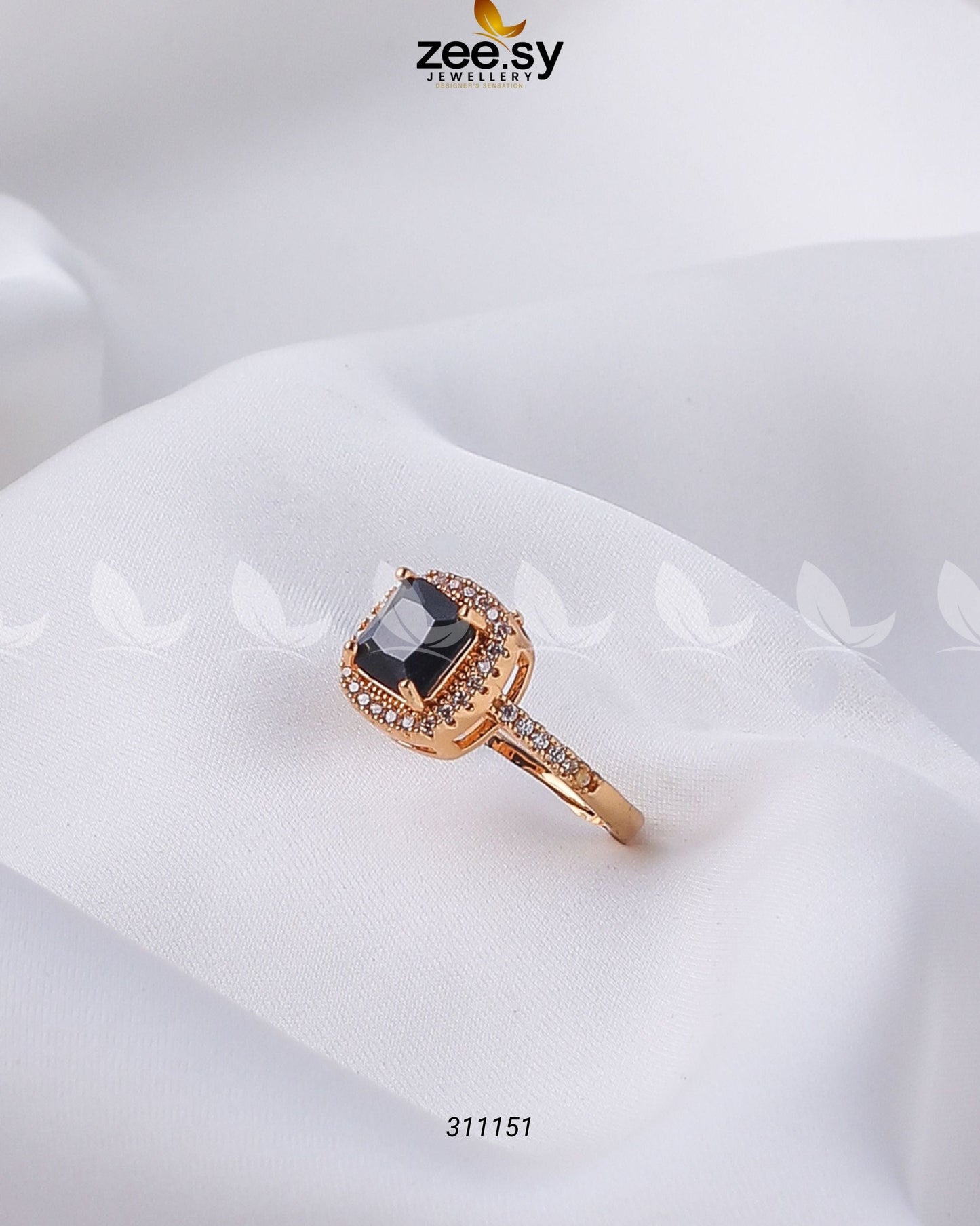 Ember Glow Rings Black