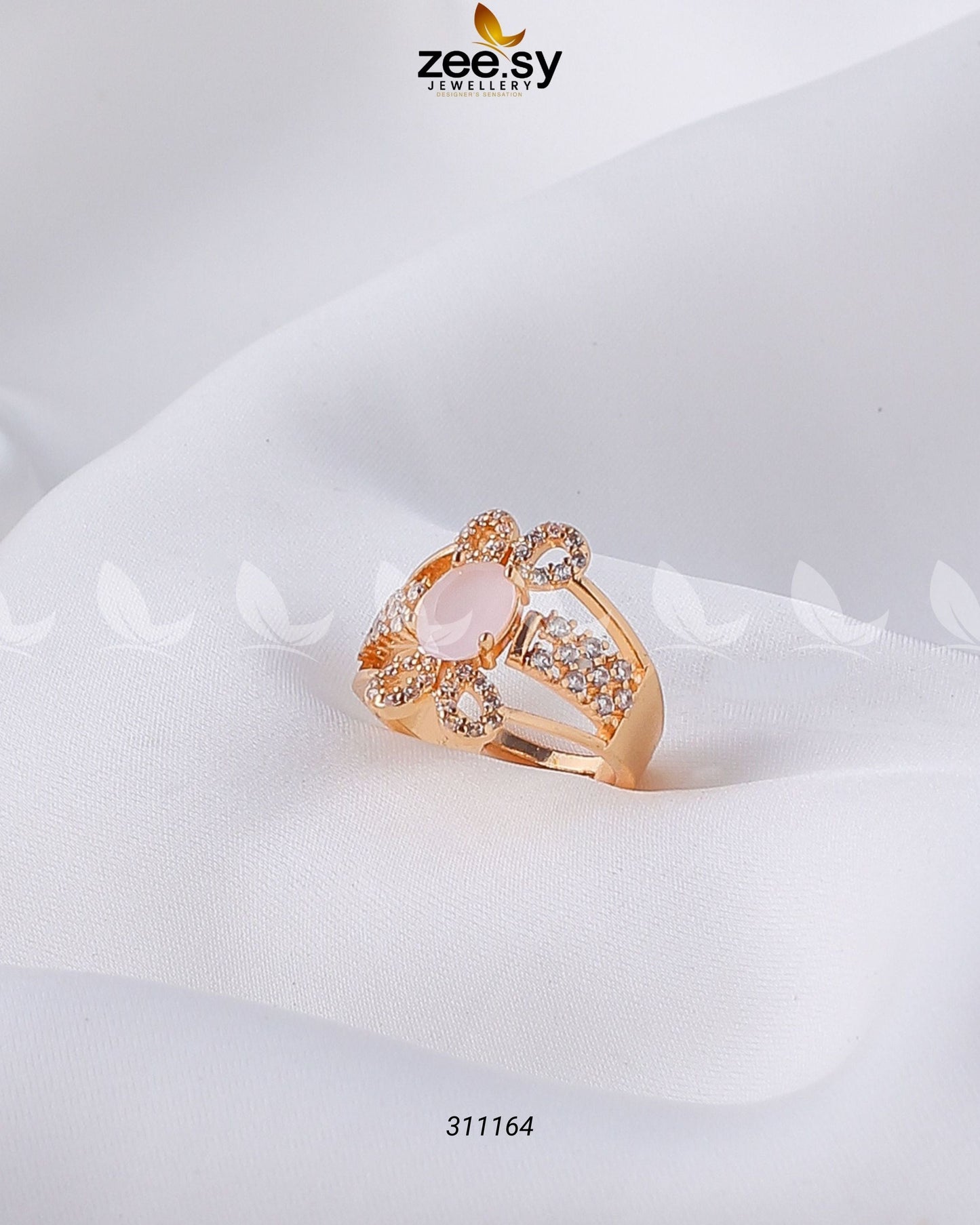 Starlit Ring Mint pink