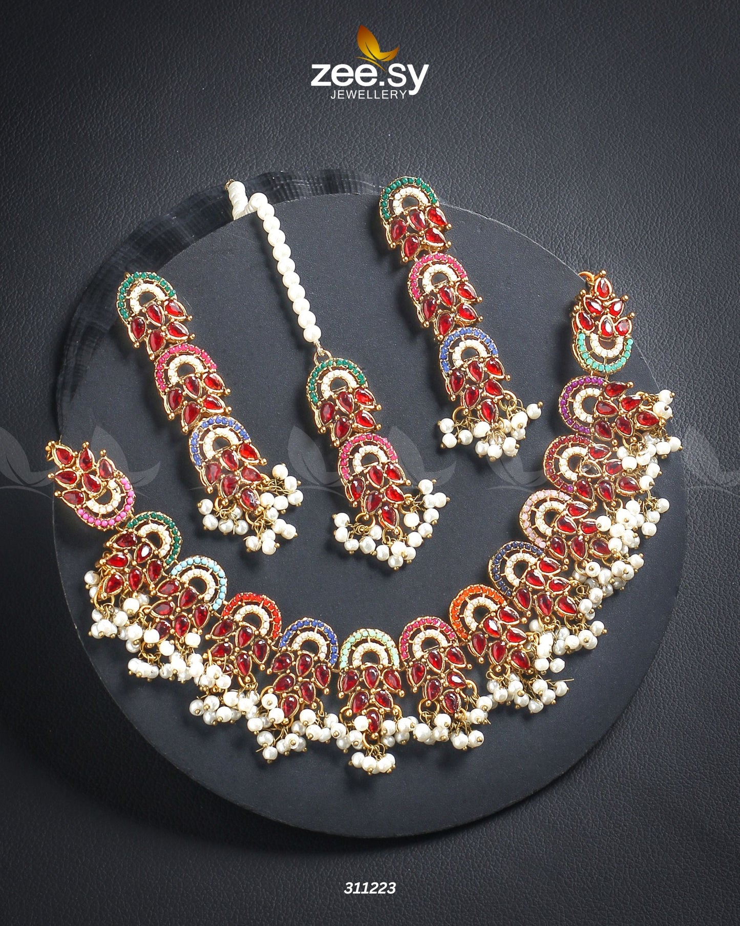 Celestial Necklace Red