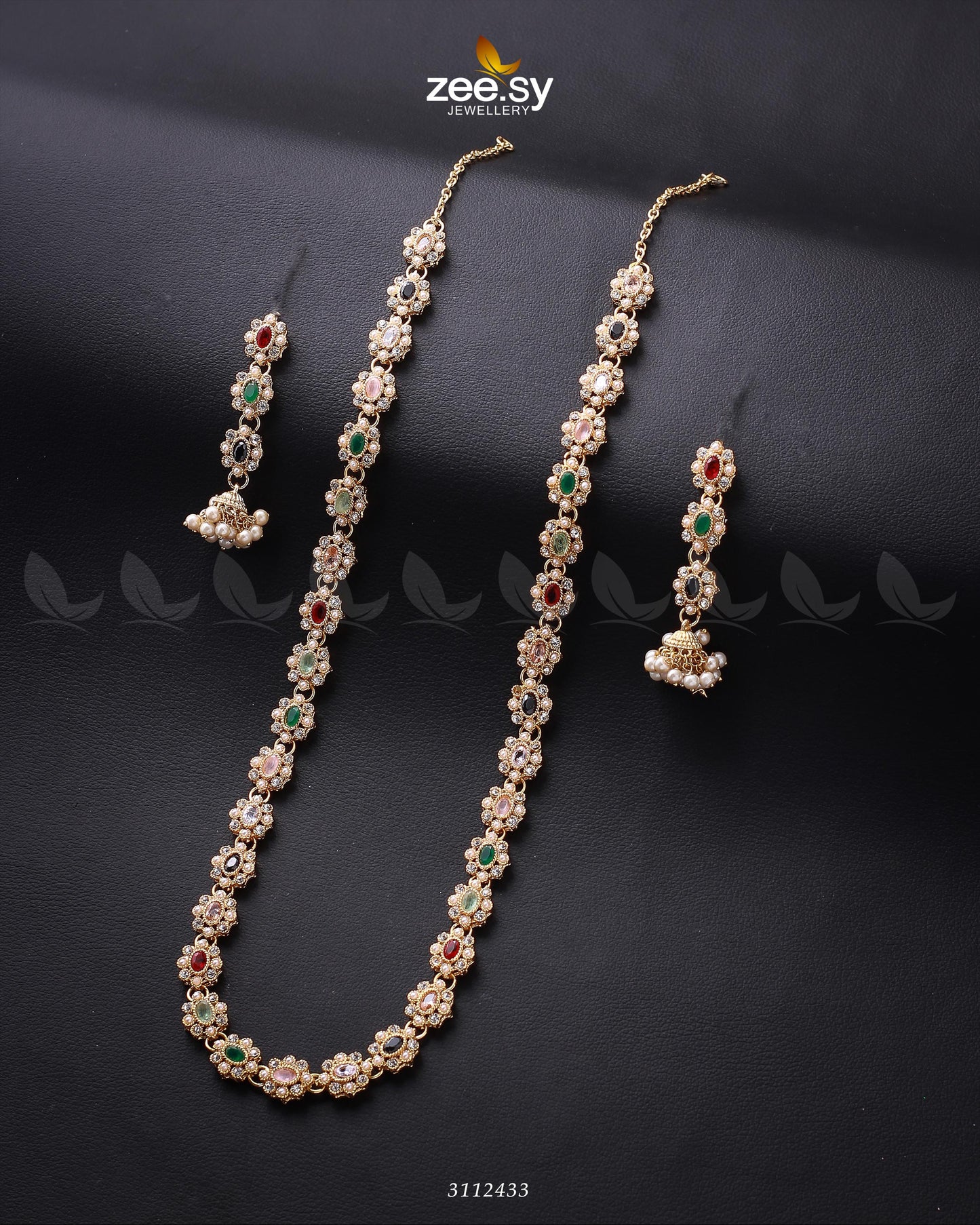 Reema Malla Necklace Golden Multi