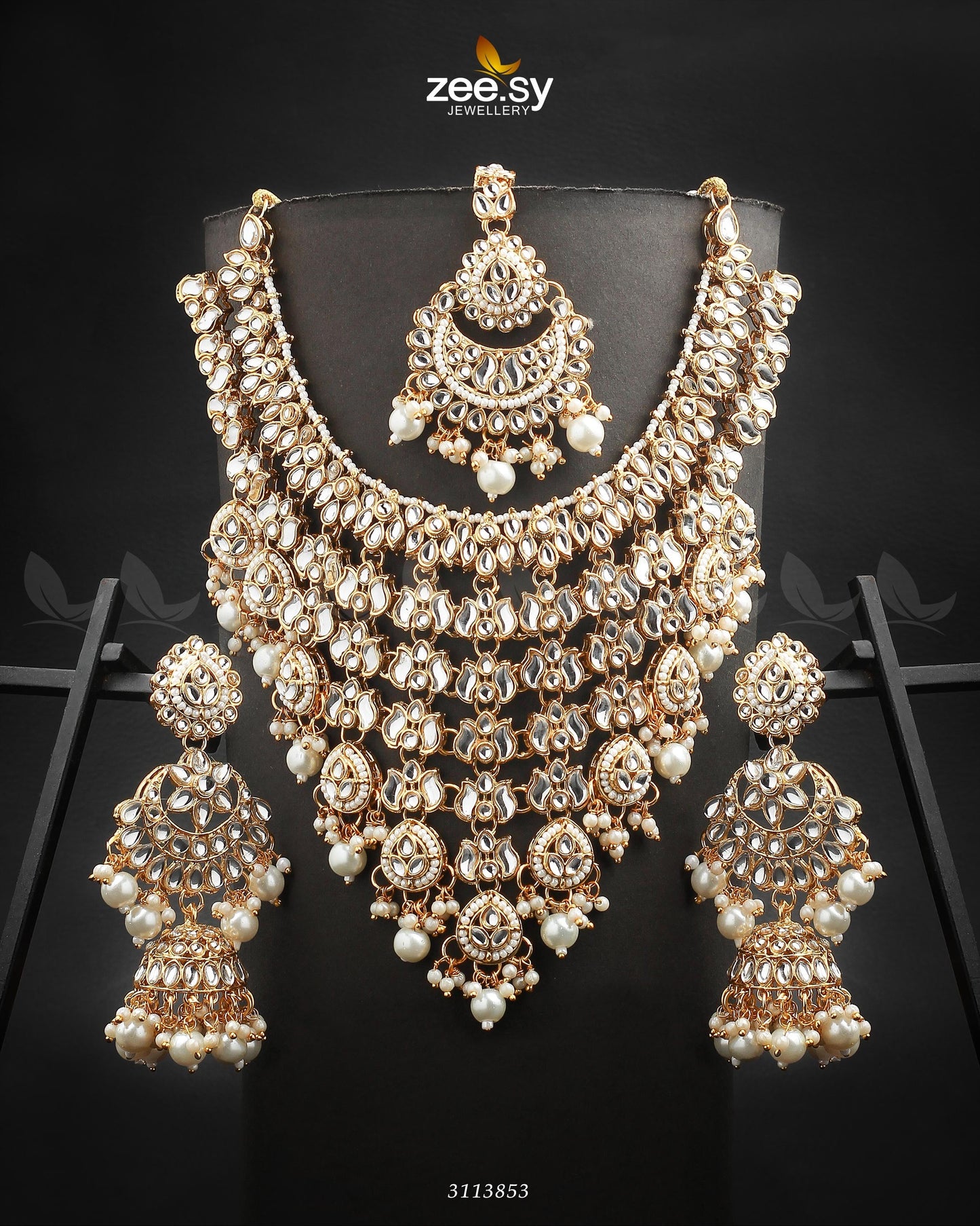 Uzma Bridal Set White