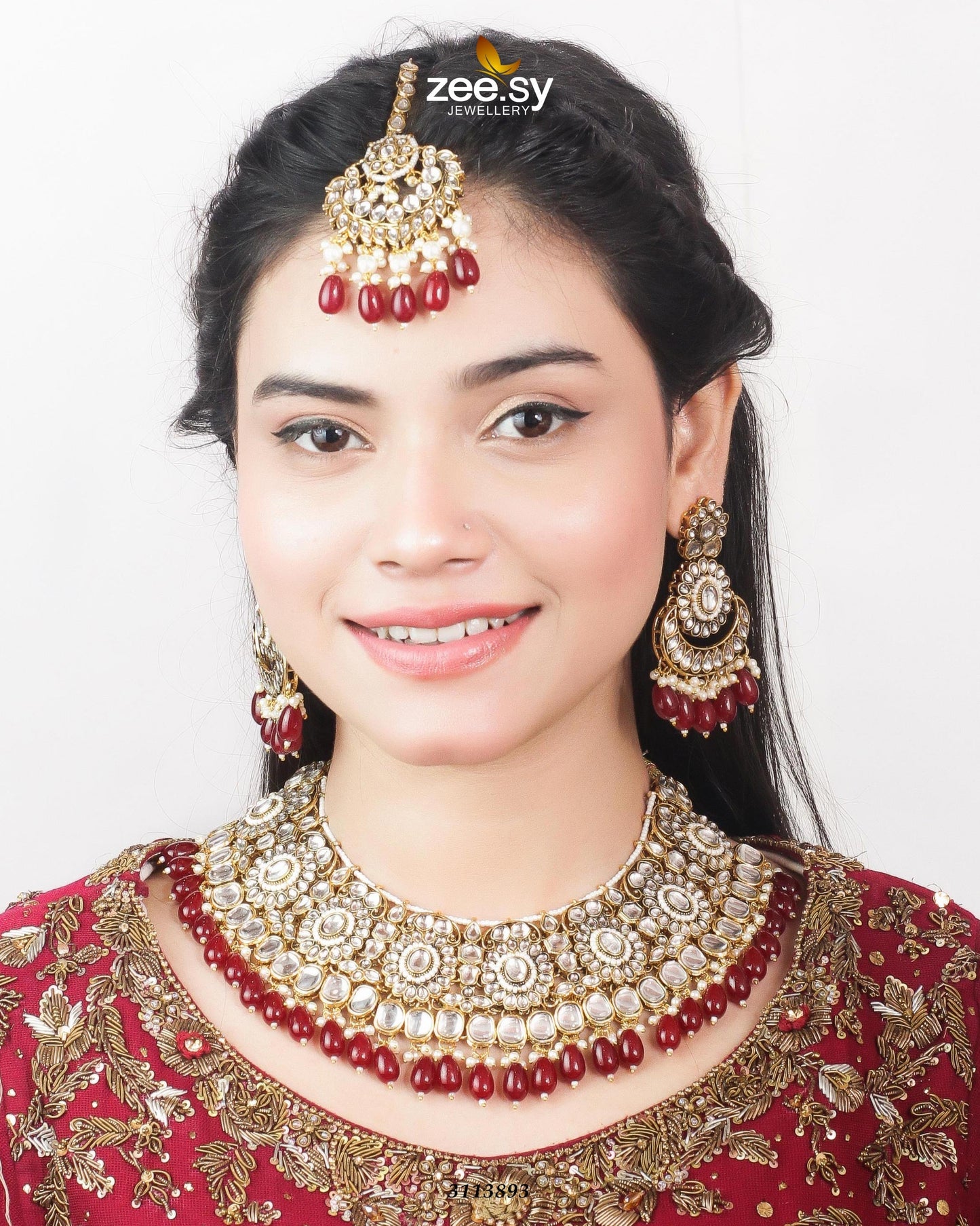 Hoor Bridal Set Red