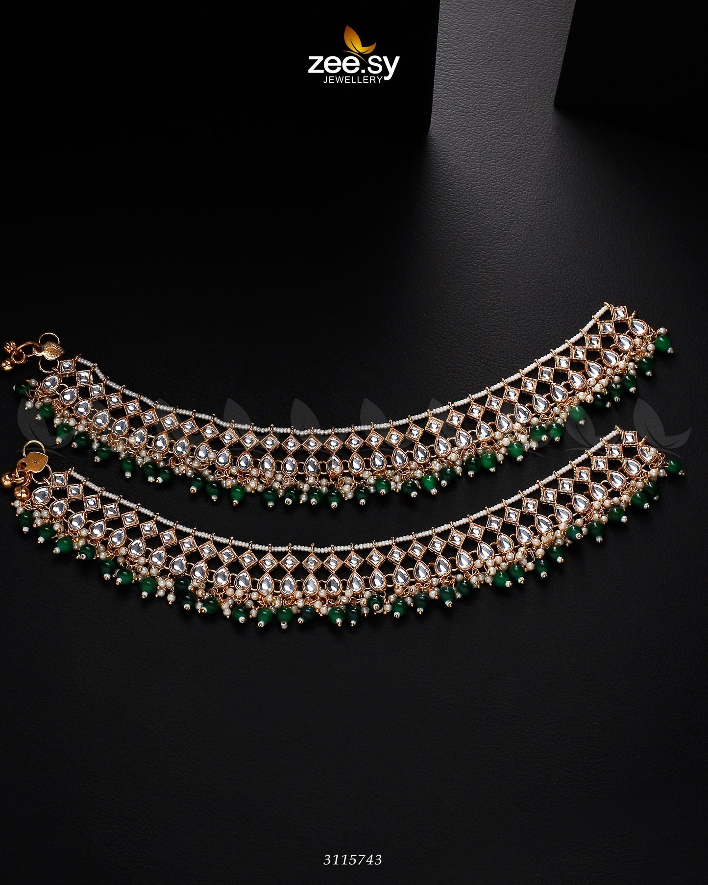 Tanzanite Anklet Green