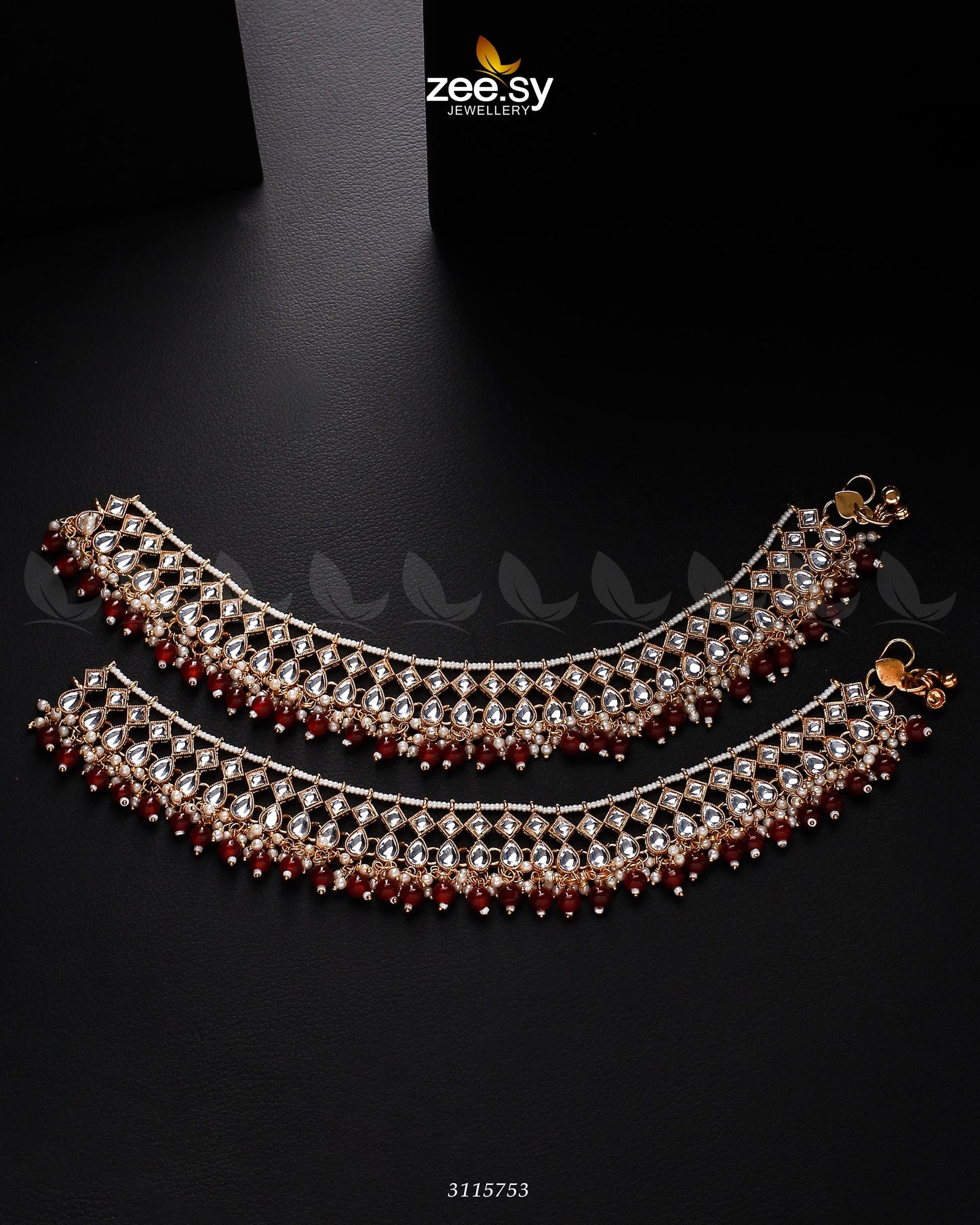 Tanzanite Anklet Red